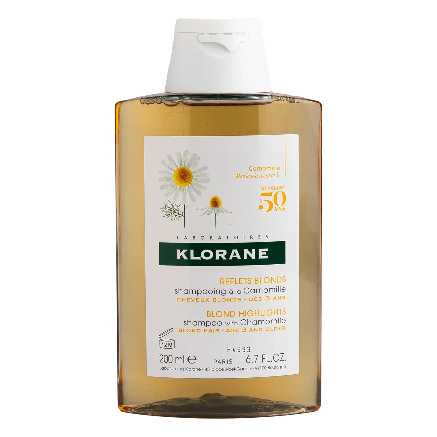 Klorane Chamomile Shampoo 200ML