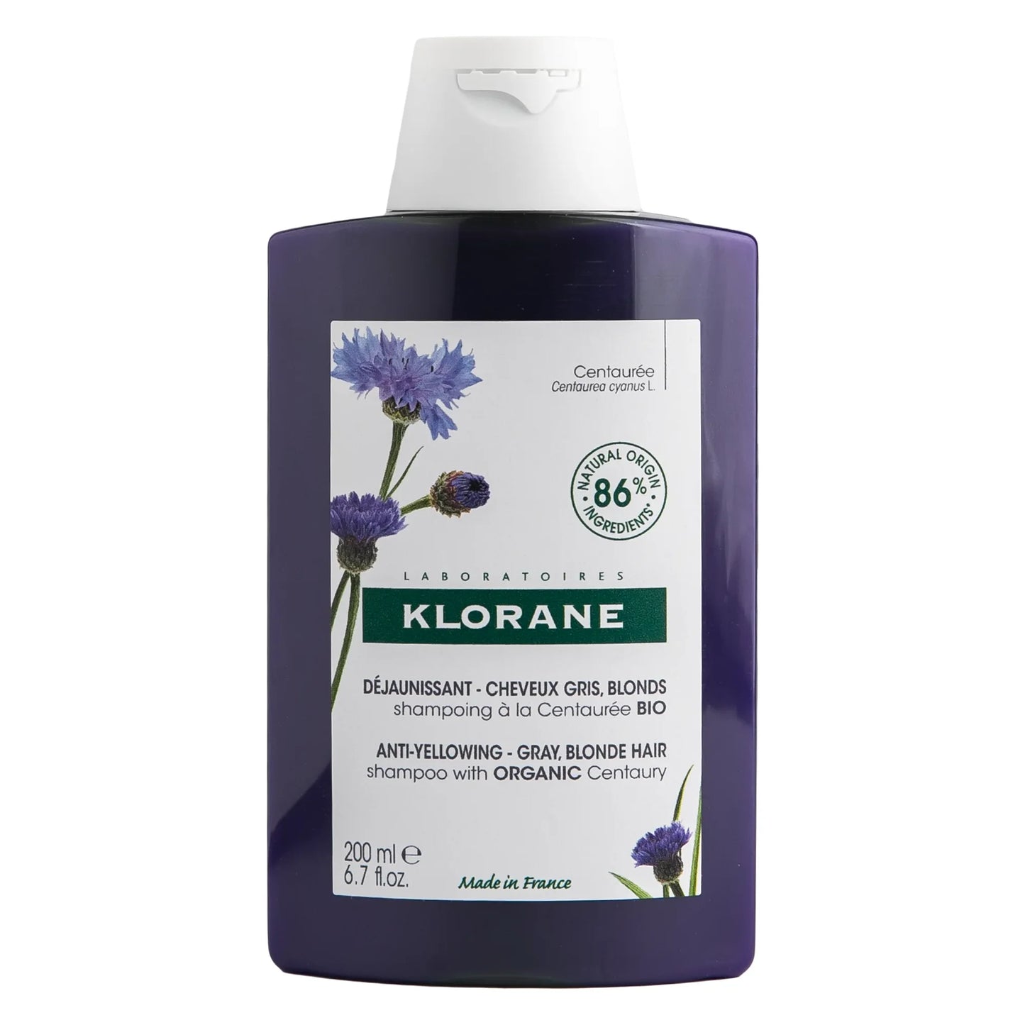 Klorane Centaury Silver Highlights Shampoo 200ML