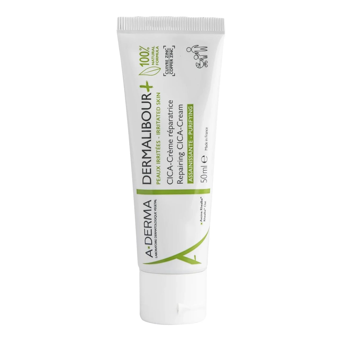 A-derma Dermalibour+ CICA-Sanitizing Repair Cream 50ML