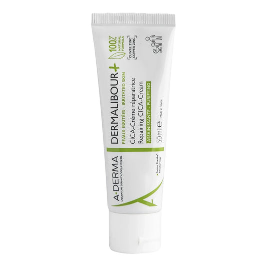 A-derma Dermalibour+ CICA-Sanitizing Repair Cream 50ML