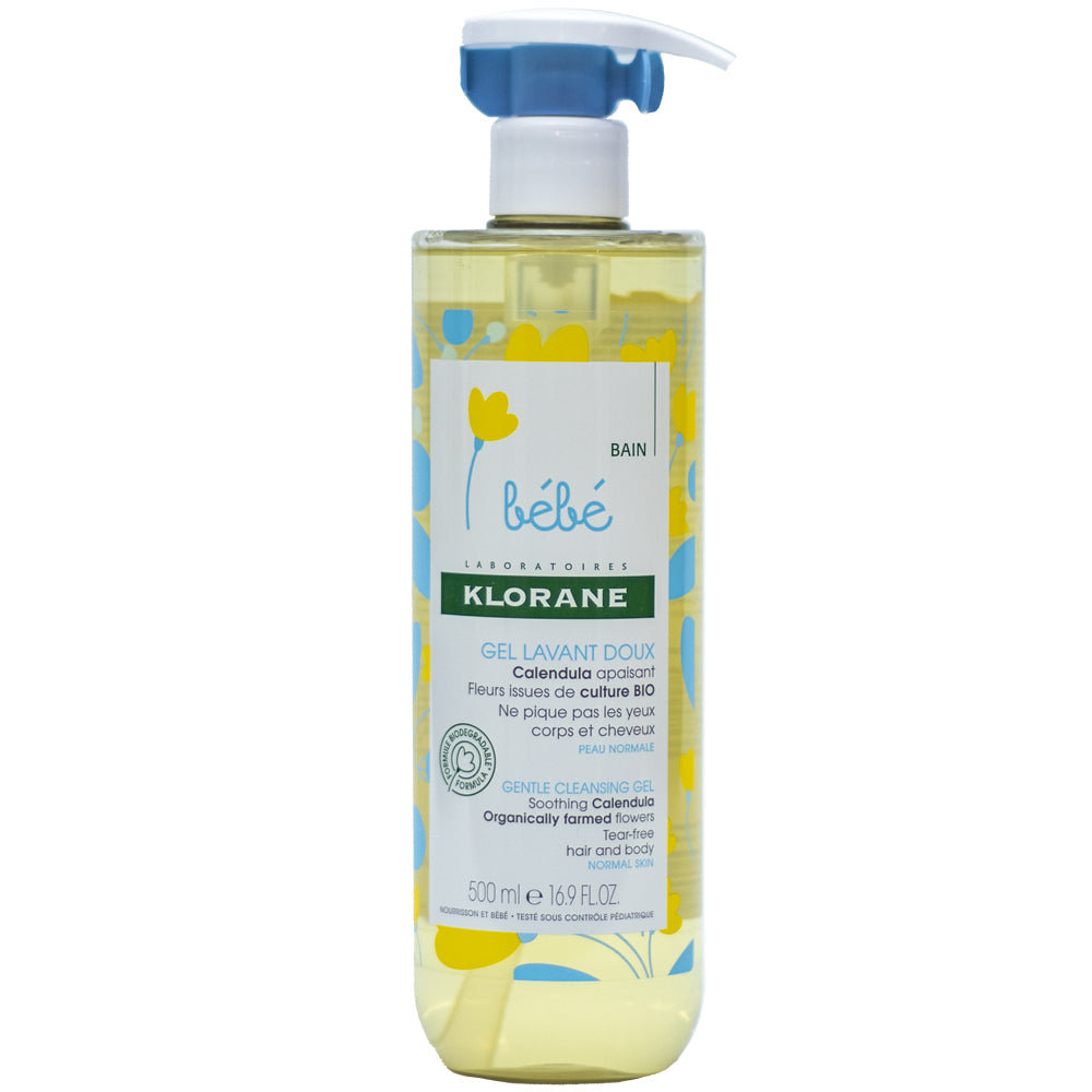 Klorane Baby Gentle Foaming Gel for Body and Hair 500ML