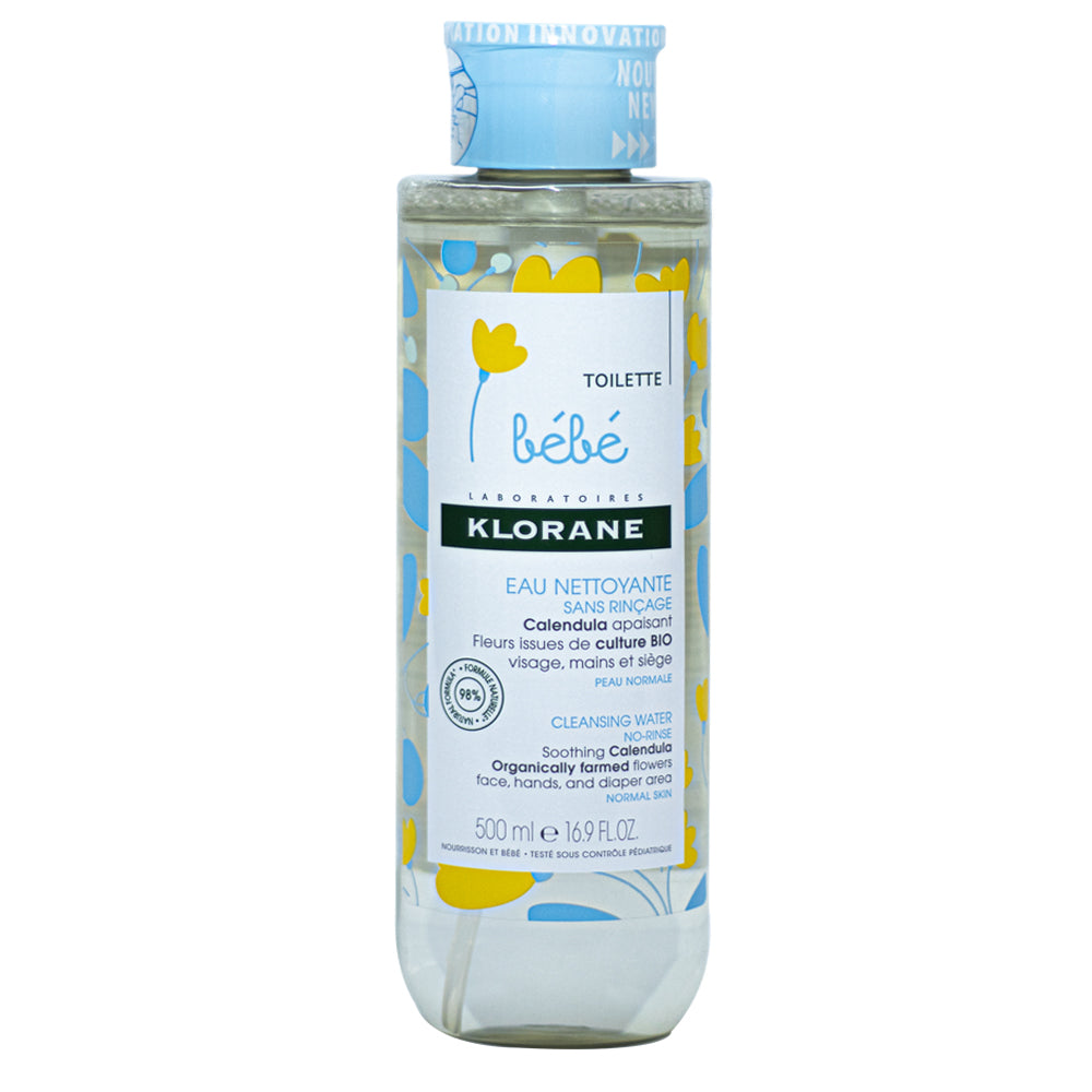Klorane Baby Cleansing Water with Well Pump 500ML