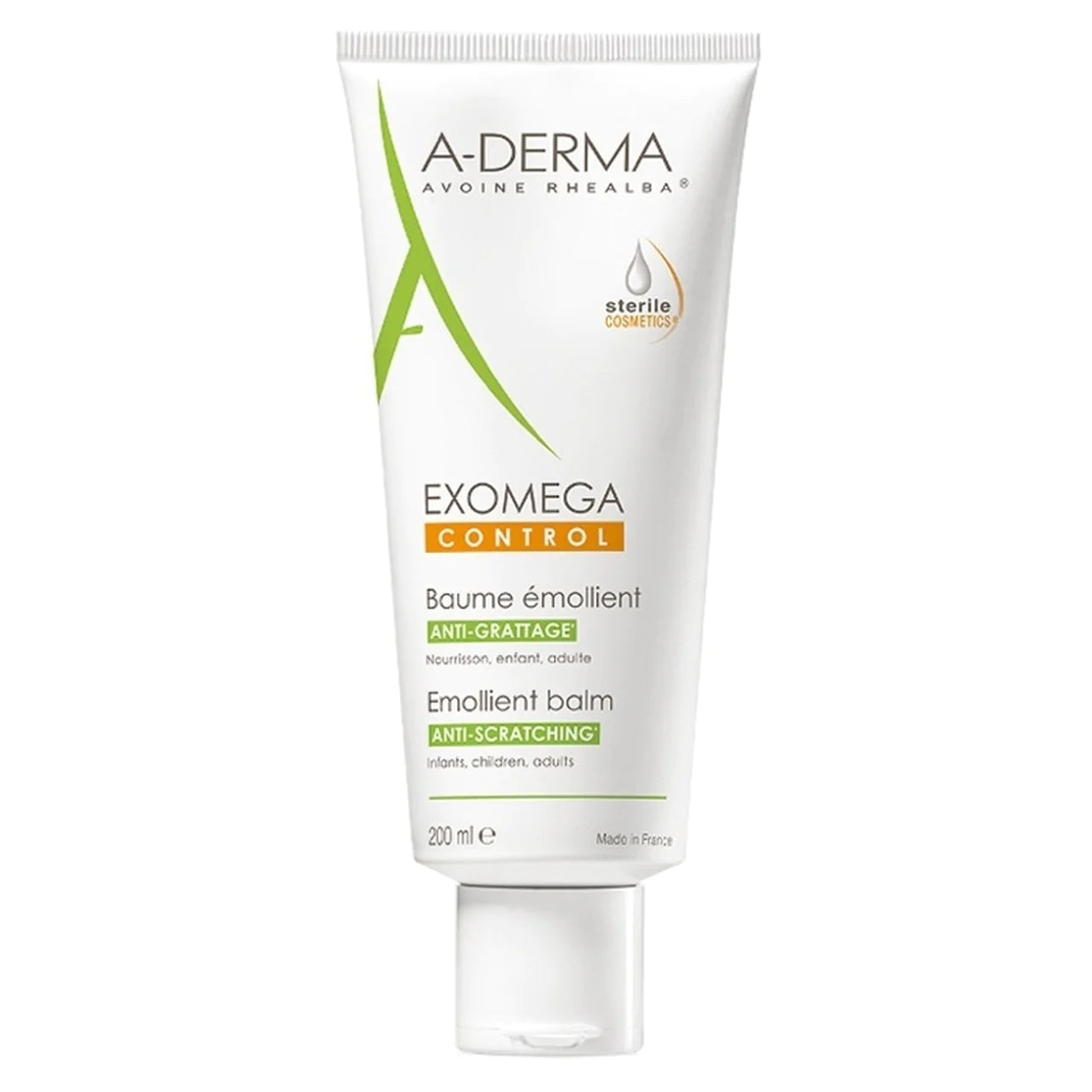 A-derma Exomega control Anti-itch emollient cream 200ML