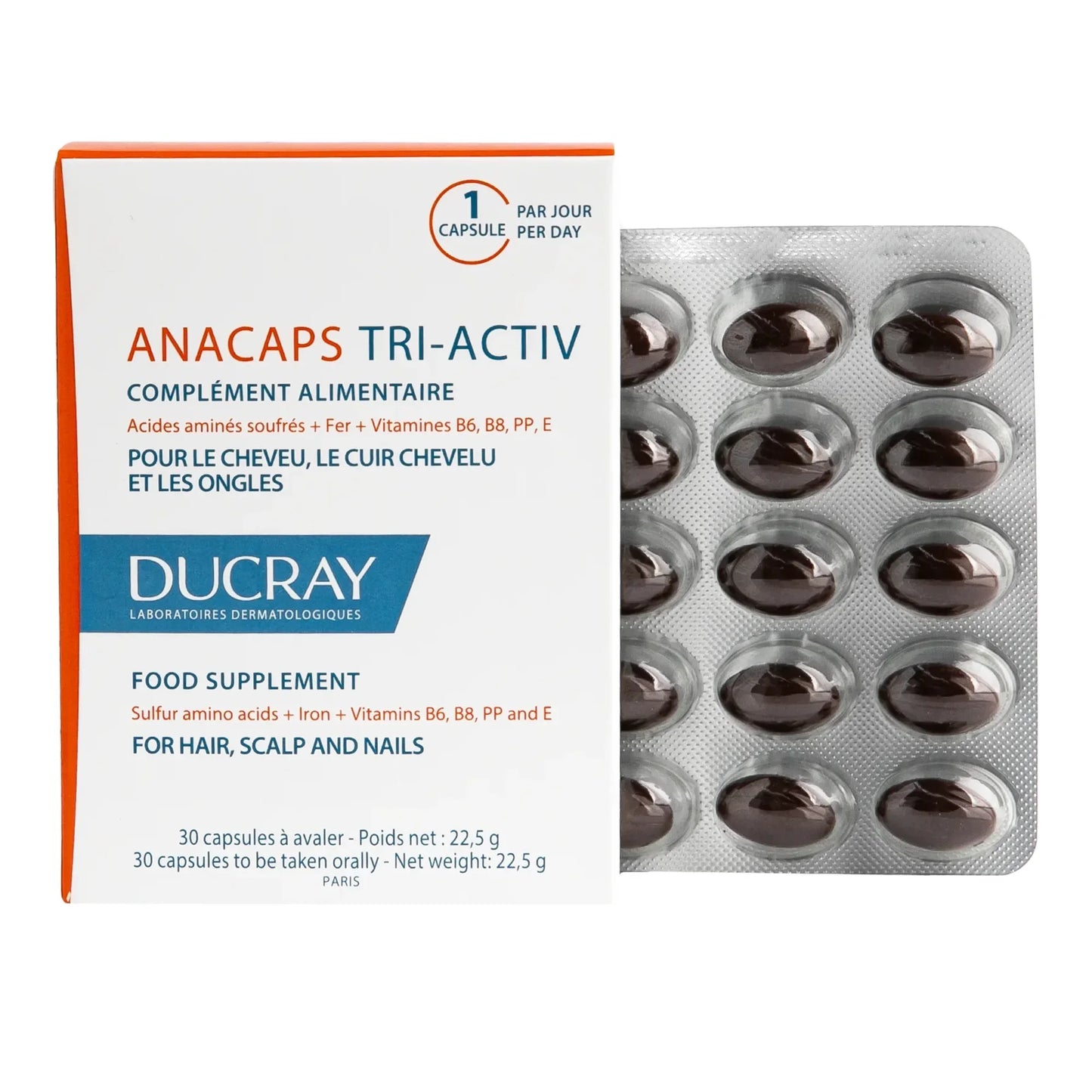 Ducray Anacaps Tri-Active 30 CAPSULES