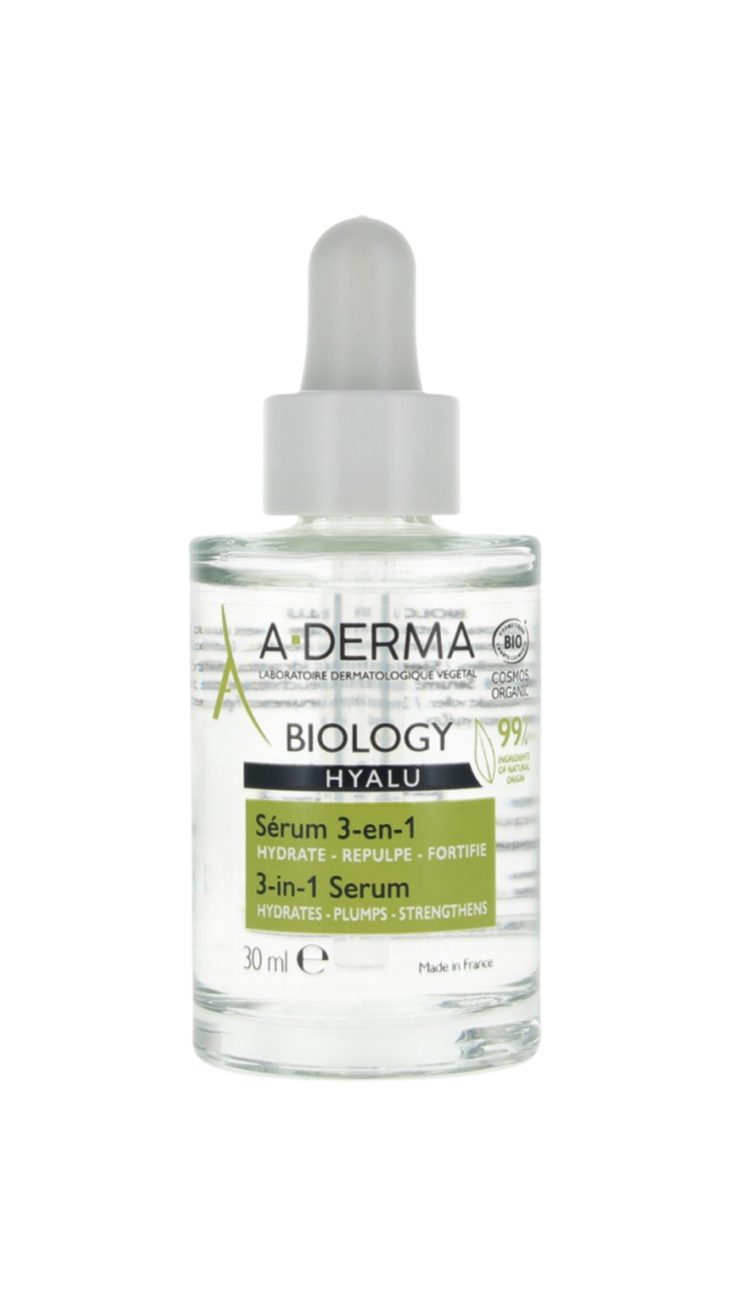 A-derma Biology Hyalu 3 in 1 Serum with Hyaluronic Acid 30ML