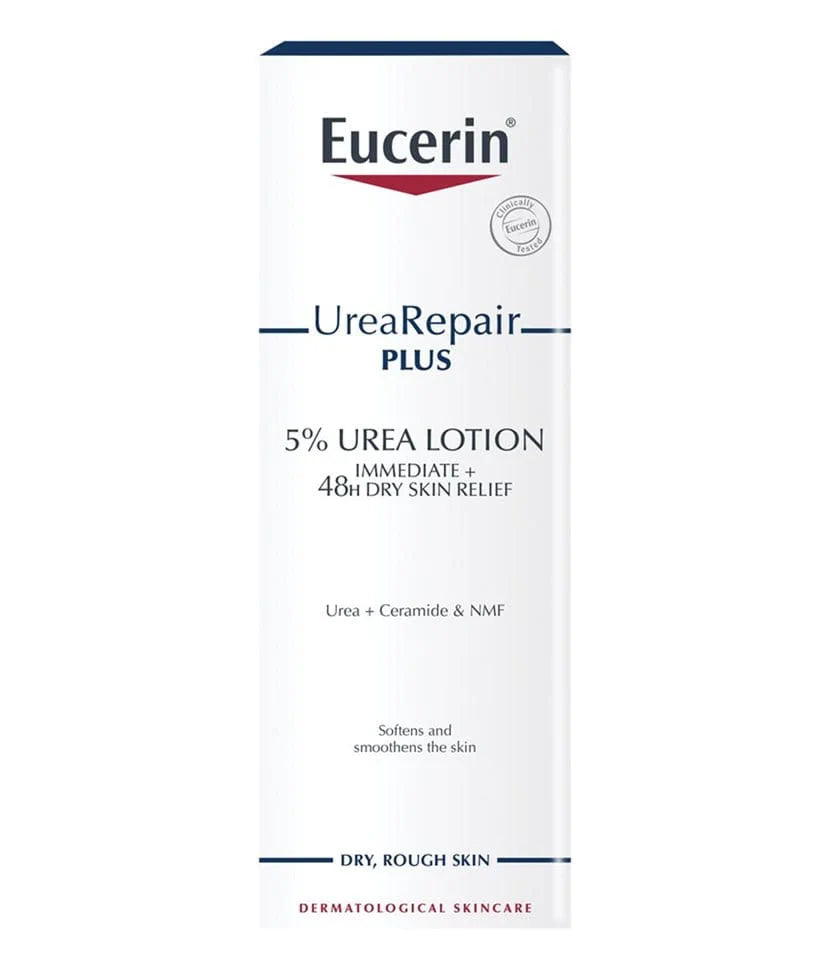 Eucerin Urea Repair Plus 5% Urea Body Lotion, Instant 48-Hour Relief from Dry Skin, Reduces Bumpy Skin and Roughness, Soothing Scent, 250ml