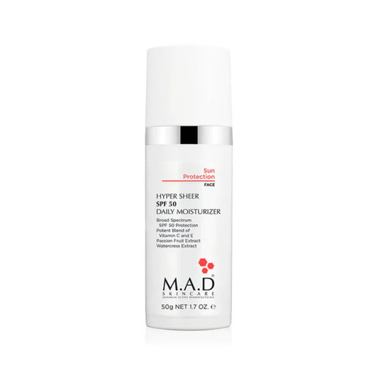 M.A.D HYPER SHEER SPF50 DAILY MOISTURIZER