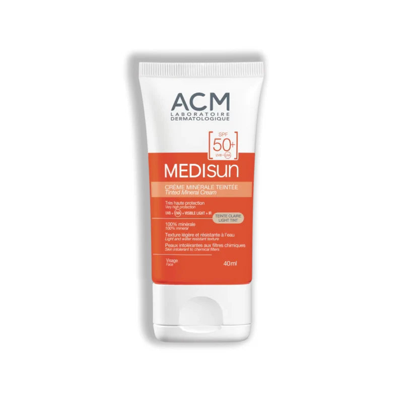 ACM MEDISUN TINTED MINERAL SUNSCREEN CREAM SPF50+ (LIGHT TINT) 40ML
