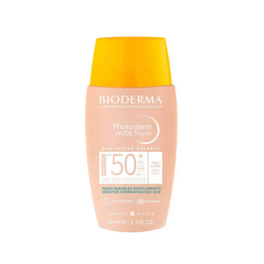 BIODERMA PHOTODERM NUDE TOUCH SPF50+ VERY LIGHT COLOR 40ML