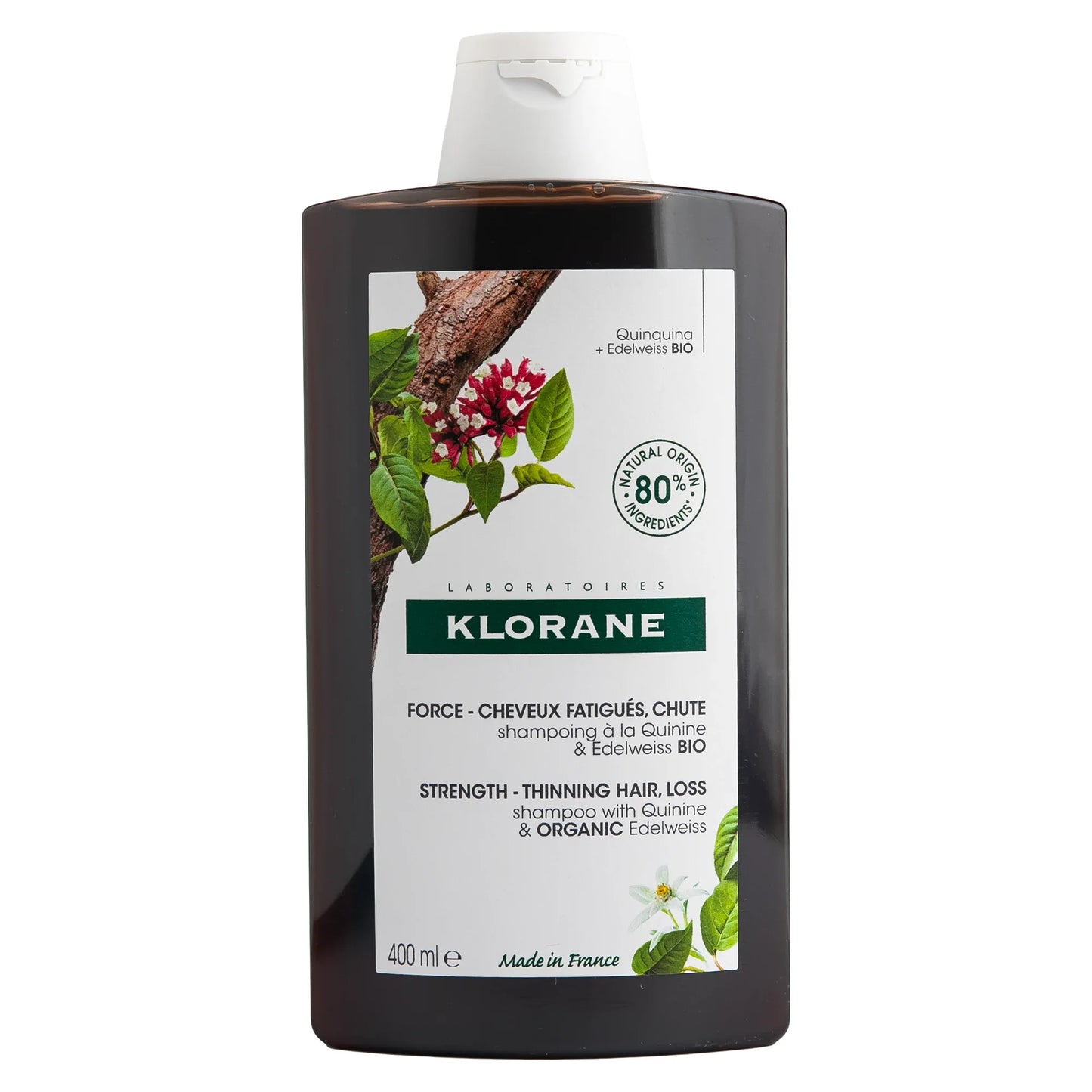 Klorane Fortifying Shampoo with Quinine 400ML