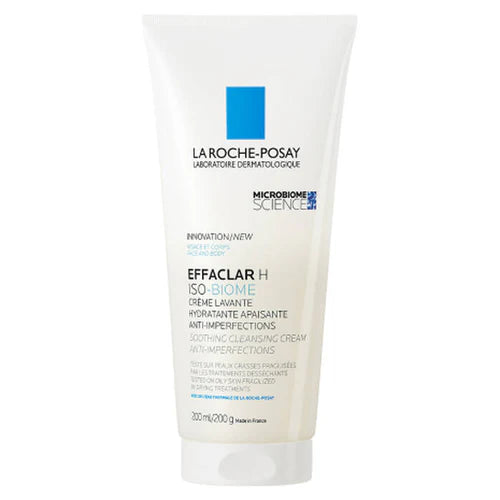 La Roche Posay Effaclar H Isobiome Hydrating Cleansing Cream for oily, and acne prone skin 200ml