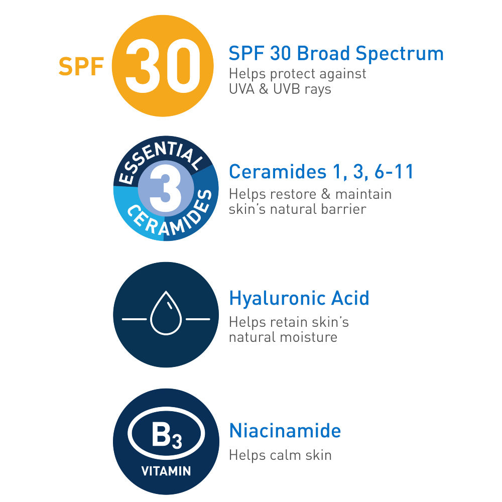 Cerave AM Facial Moisturizing Lotion SPF25 with Hyaluronic Acid 52Ml