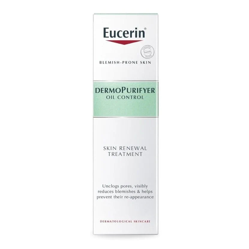 Eucerin DermoPurifyer Oil Control Skin Renewal Treatment Face Serum for Blemish and Acne-Prone Skin with Hydroxy Complex, Unclogs Pores, Reduces Blemishes, Supports Skin Renewal, 40ml