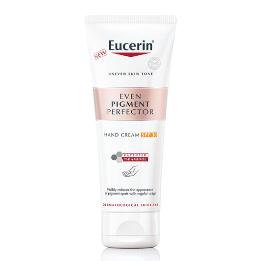 Eucerin Even Pigment Perfector Hand Cream with Thiamidol & Hyaluronic Acid, for Even and Radiant Skin, UVA & UVB Sun Protection SPF30, Moisturizer for All Skin Types, 75ml