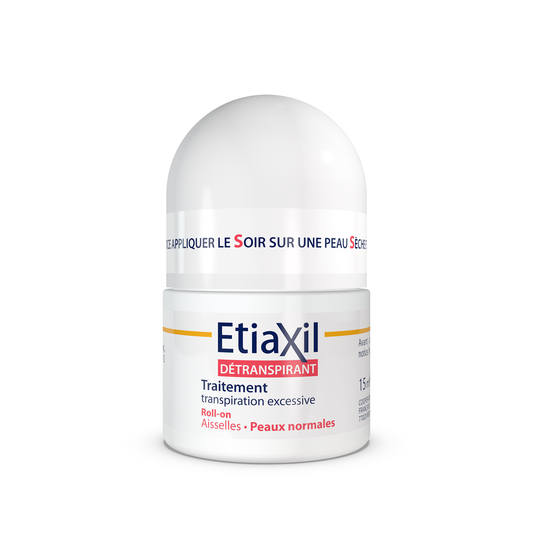 ETIAXIL DÉTRANSPIRANT PEAUX NORMALES AISSELLES ROLL-ON 15ML