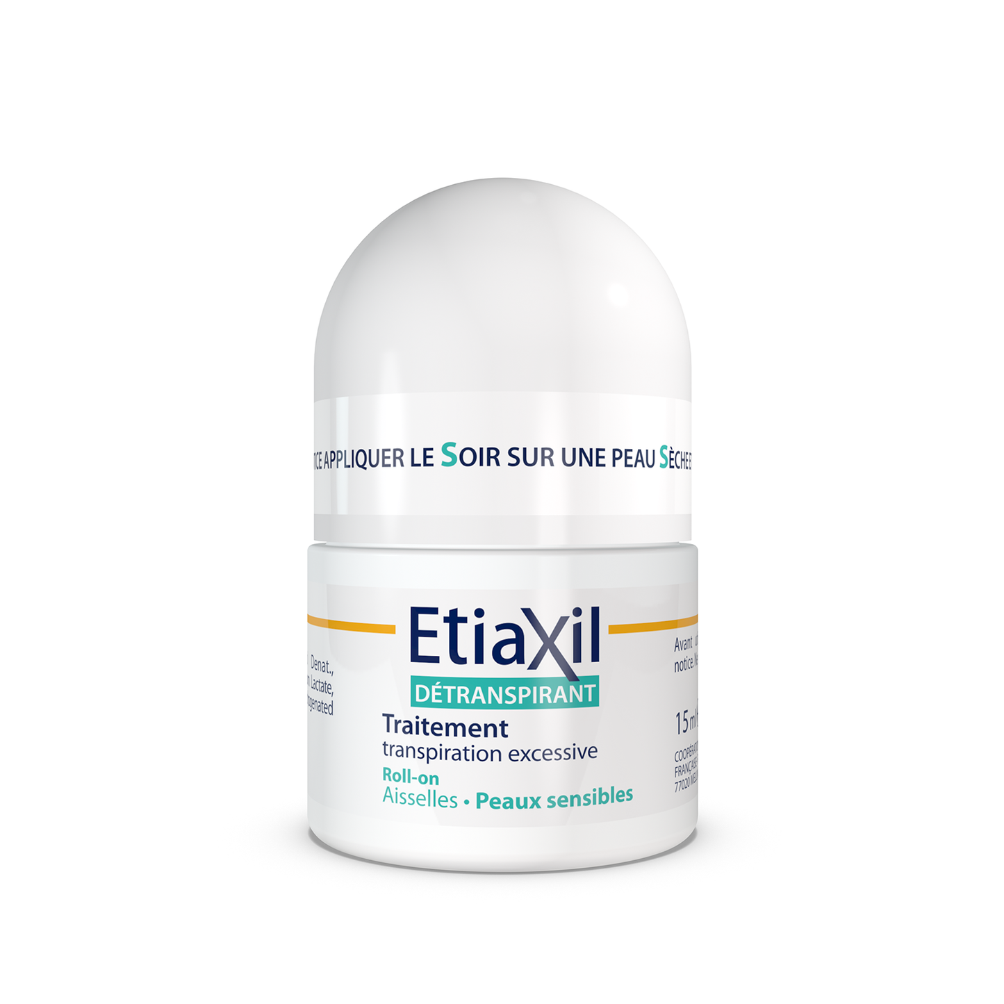 ETIAXIL DÉTRANSPIRANT PEAUX SENSIBLES AISSELLES ROLL-ON 15ML