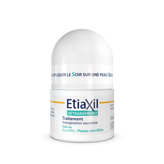 ETIAXIL DÉTRANSPIRANT PEAUX SENSIBLES AISSELLES ROLL-ON 15ML