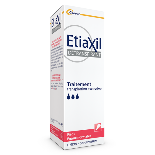 ETIAXIL DÉTRANSPIRANT PEAUX NORMALES PIEDS LOTION 100ML