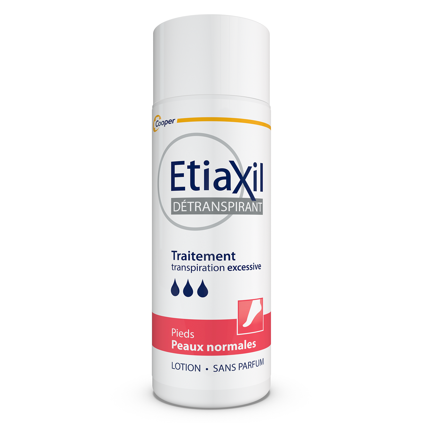 ETIAXIL DÉTRANSPIRANT PEAUX NORMALES PIEDS LOTION 100ML
