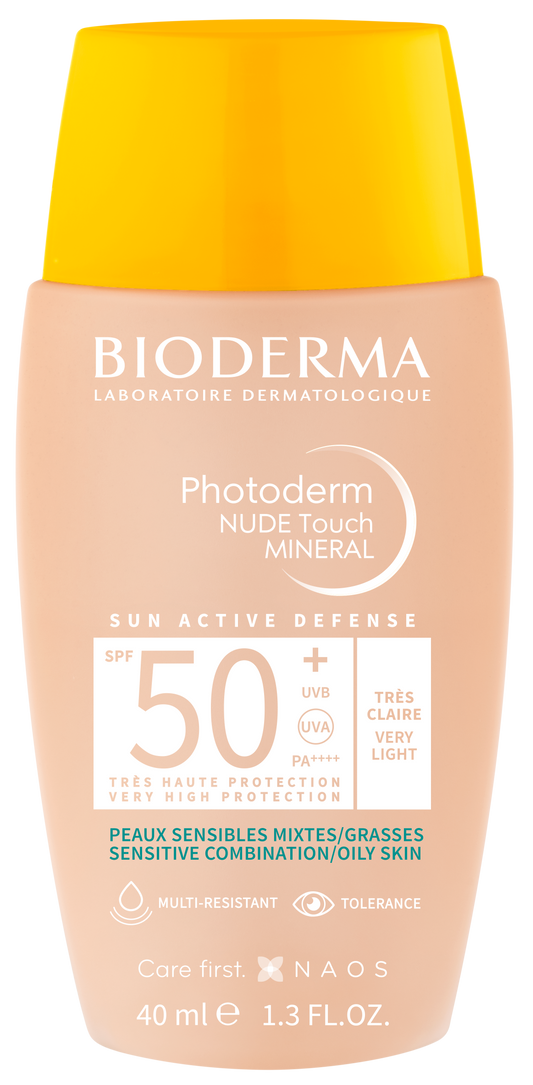 BIODERMAPHOTODERM NUDE TOUCH TEINTEE DOREE SPF50+ 40ML