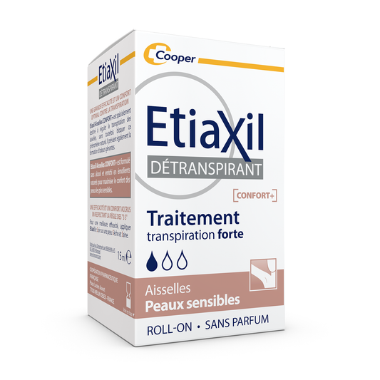 ETIAXIL DÉTRANSPIRANT CONFORT+ AISSELLES ROLL-ON 15ML