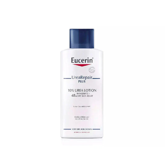 Eucerin UreaRepair Plus 10% Urea Body Lotion with Ceramide, Immediate 48-Hour Relief for Dry Skin, Daily Body Moisturizer for Very Dry and Dehydrated Skin, Suitable for Mature & Diabetic Skin, 250ml