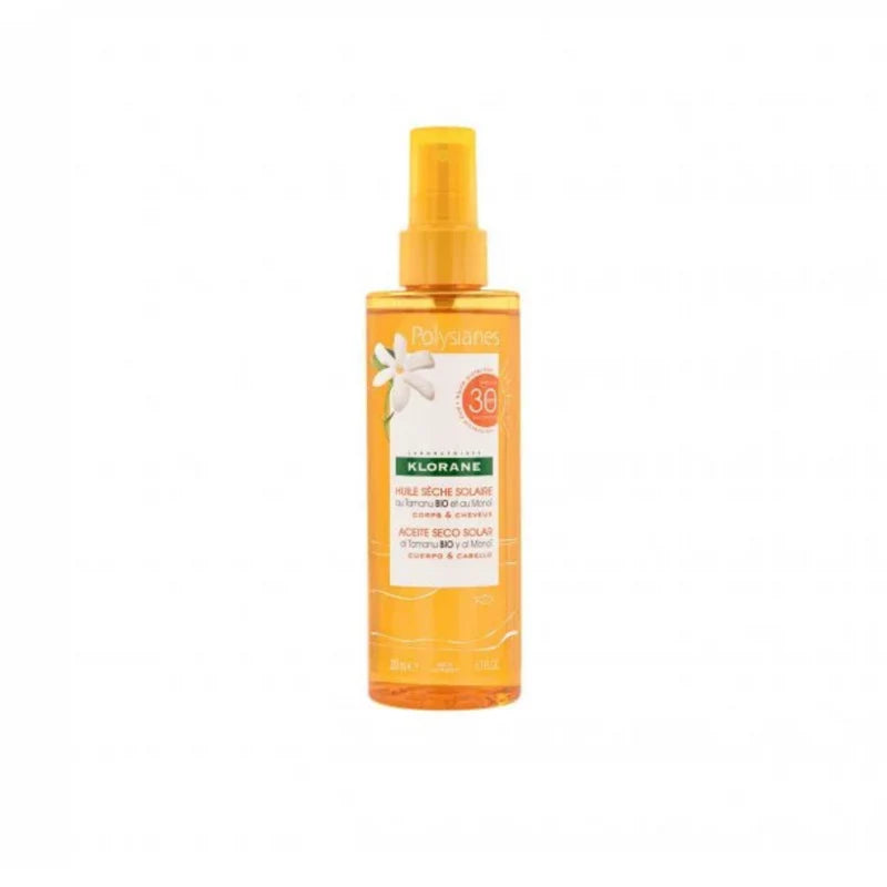 Klorane Polysianes Dry Sun Oil for Body and Hair SPF30 200ML