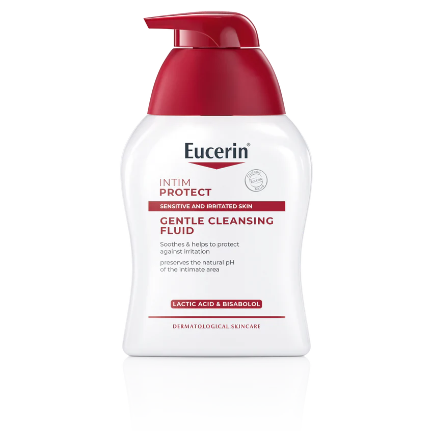 Eucerin pH5 Intim Protect, Intimate Gentle Cleansing Fluid with Lactic Acid, Soothes and Prevents Irritation for Comfort and Protection, Intimate Hygiene Wash, 250ml