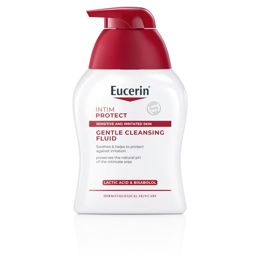 Eucerin pH5 Intim Protect, Intimate Gentle Cleansing Fluid with Lactic Acid, Soothes and Prevents Irritation for Comfort and Protection, Intimate Hygiene Wash, 250ml