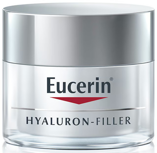 Eucerin Hyaluron Filler Anti-Aging Face Day Cream with Hyaluronic Acid, Plumps up Deep Wrinkles, UVA & UVB Protection, SPF 15, Moisturizer for Dry Skin, 50ml