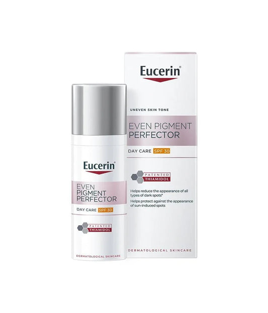 Eucerin Even Pigment Perfector Face Day Cream with Thiamidol, UVA & UVB Sun Protection,SPF 30, Reduces Pigment Spots & Prevent Their Reappearance,Absorbs Quickly, Moisturizer for All Skin Types, 50ml