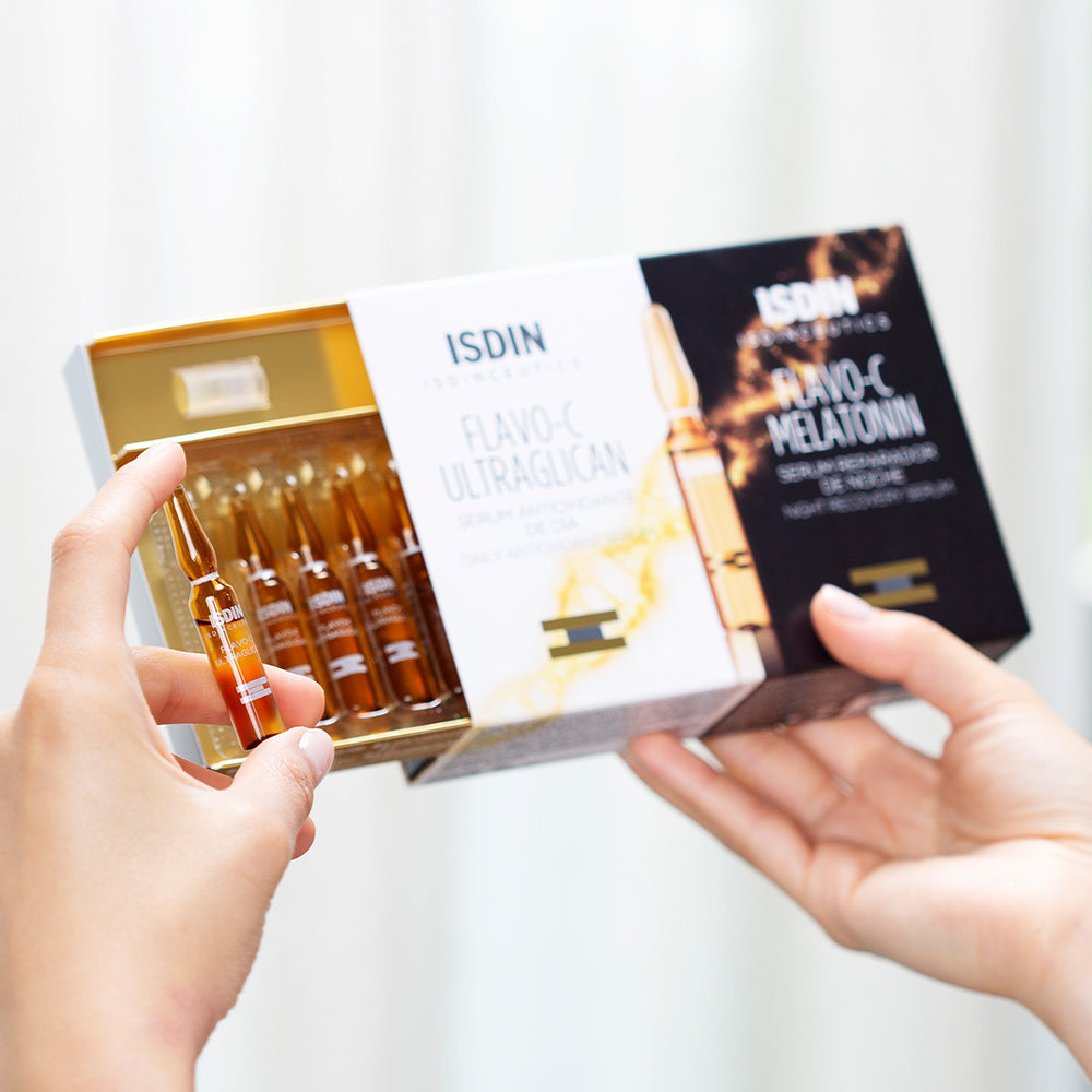 ISDINCEUTICS FLAVO-C MELATONIN & ULTRAGLICAN 10u+10u 2ML